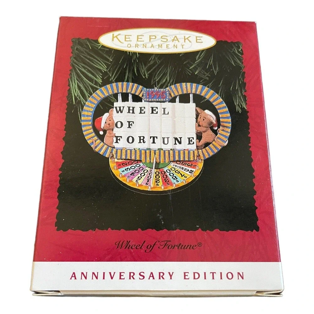 Wheel of Fortune 1975-95 Anniversary Edition Hallmark Keepsake‎ Ornament